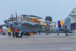 Overall view of KA114 on the apron from the port side.