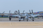 KA114 taxying out after the Lancaster for another flight.
