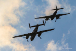 KA114 in formation with the B-25.