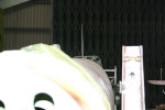 View along the top of TA122's fuselage from the rear of the aircraft.