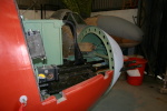 Detail of TA122's nose showing the machine guns in place.