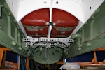 The interior of TA122's bomb bay from the front looking rearwards.
