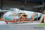 The fuselage of TV959 at Avspecs, Ardmore, New Zealand, following delivery for restoration work