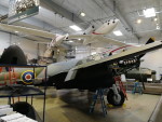 View of TV959 from behind the starboard wing. Note the access panels open on the upper surface of the wing