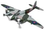 Corgi 1/32 scale de De Havilland Mosquito FBVI NS850 'The Black Rufe', 418 City of Edmonton Sqn, RCAF, 1944